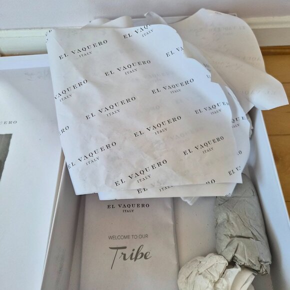 El Vaquero Colleen Woodlux Slate Boots Sz 40 - Picture 11 of 13